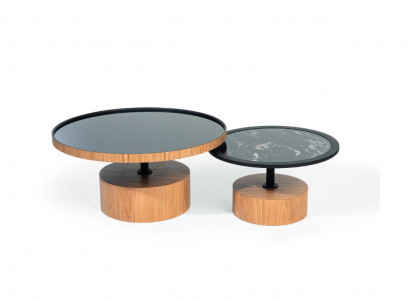 Couchtische 2x neu Tisch Luxus Glas Tische Konsolen Design Möbel Set